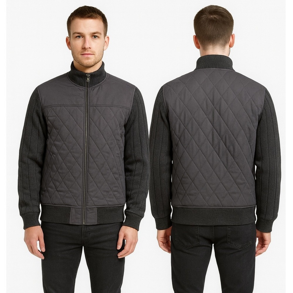 Paul & Shark Yachting - Men Hybrid‎ Jacket - Gray - Large